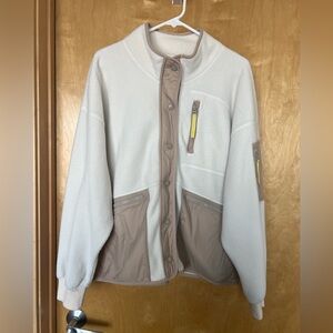 Madewell Cream and Tan Jacket